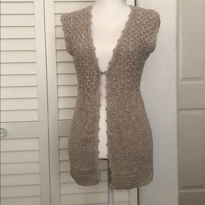 Vest ... Tan Acrylic, Nylon